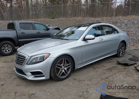 2016 Mercedes-Benz S 550 4Matic из США, поврежденный, VIN WDDUG8FB5GA262241